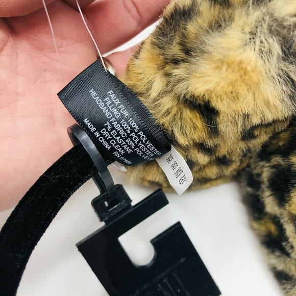 INC Animal Print Faux-Fur Velvet Band Earmuff - Picture 5 of 5